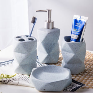 Bathroom Brush Holder Set